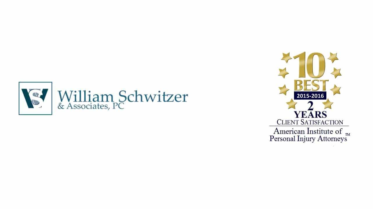 10 Best - 2015-2016 - Awards won by William Schwitzer & Associates - American Institute of Personal Injury Attorneys