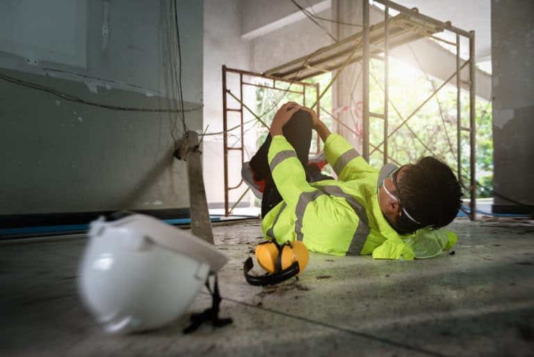 Lesiones comunes en obras de construcción